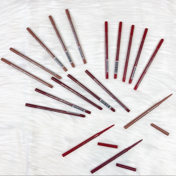15 Maybelline Fine Point Lip Liners New Brown Red - Picture 3 of 6